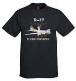 Boeing B-17 Flying Fortress Airplane T-Shirt - Personalized w/ Your N#
