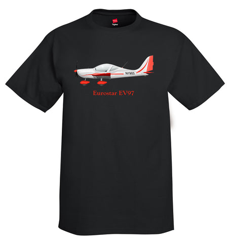 Eurostar EV97 Airplane T-Shirt - Personalized with Your N#