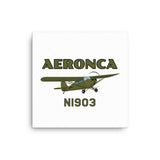 Aeronca Champ (Olive Green) Canvas - Add Your N#