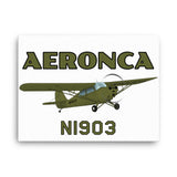 Aeronca Champ (Olive Green) Canvas - Add Your N#