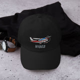 Airplane Embroidered Classic Dad Cap (AIR35JJ182-R1) - Personalized