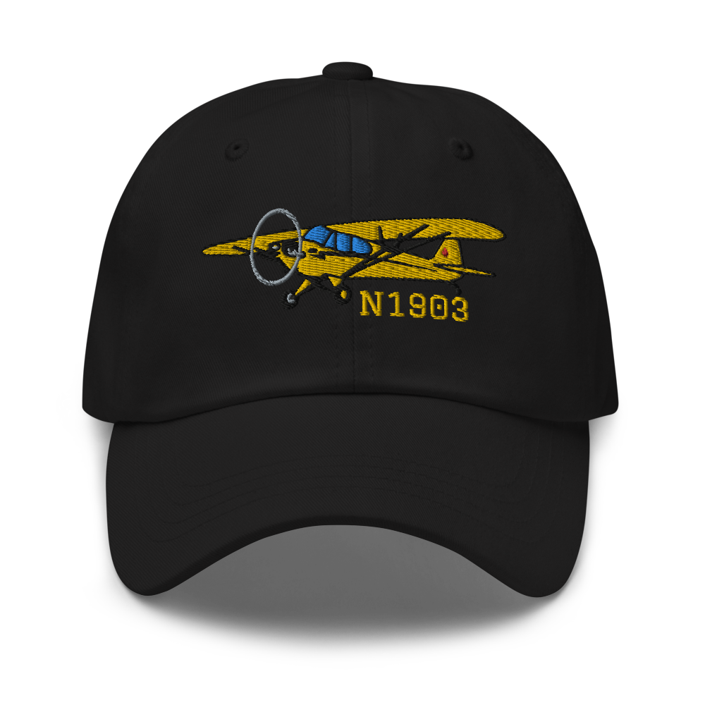 Airplane Embroidered Custom Classic Cap (AIRG9G3L2J3-YB1) - Add your N#