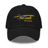 Airplane Embroidered Custom Classic Cap (AIRG9G3L2J3-YB1) - Add your N#