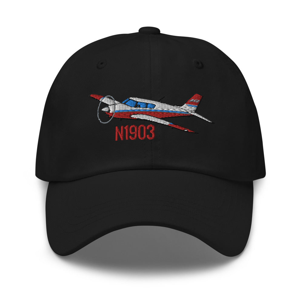 Airplane Embroidered Custom Classic Cap (AIRG9G3FD250-RS1) - Add your N#