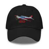 Airplane Embroidered Custom Classic Cap (AIRG9G3FD250-RS1) - Add your N#