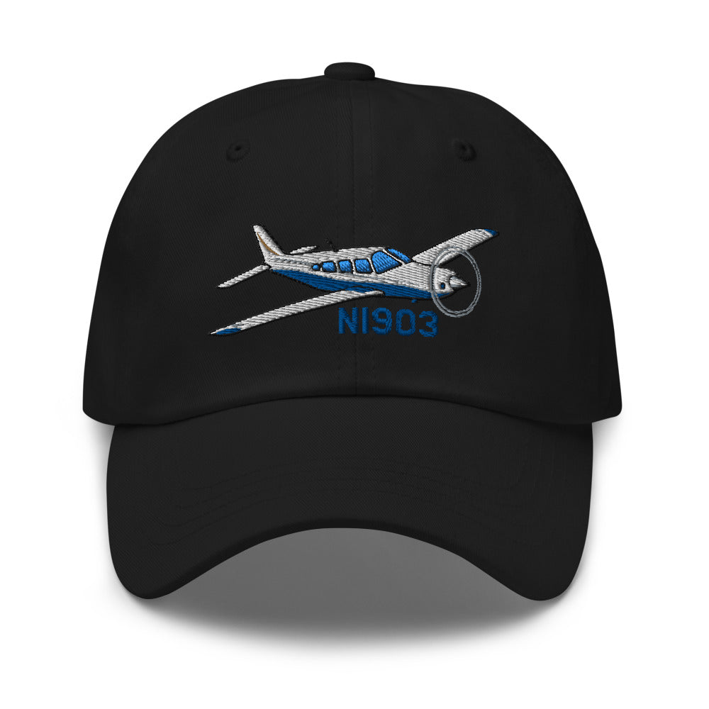 Airplane Embroidered Custom Classic Cap (AIRG9GJ1I-B1) - Add your N#