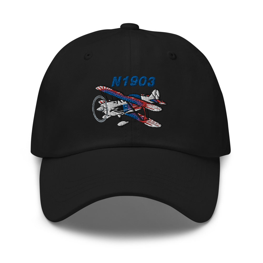 Airplane Embroidered Custom Classic Cap (AIR38I517-BPR1) - Add your N#