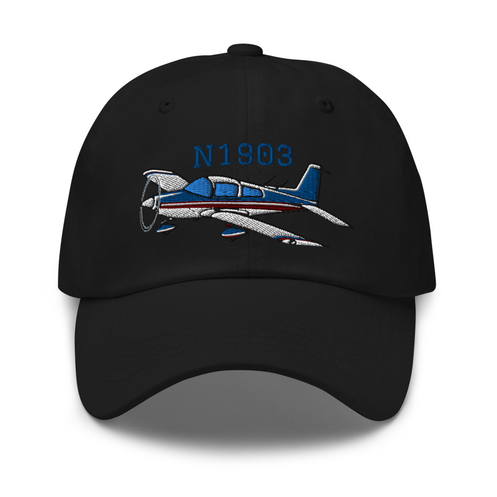Grumman Tiger (Red/Blue) Custom Embroidered Classic Cap - Add Your N#