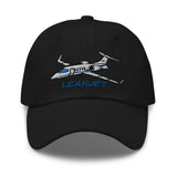 Learjet 31A Airplane Embroidered Classic Dad Cap - Add Your N#