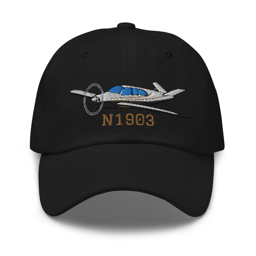 Airplane Embroidered Custom Classic Cap (AIR2552FEK35-BG1)