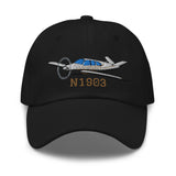 Airplane Embroidered Custom Classic Cap (AIR2552FEK35-BG1)