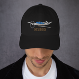 Airplane Embroidered Custom Classic Cap (AIR2552FEK35-BG1)