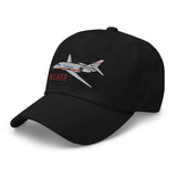 Dassault Falcon 2000 Airplane Embroidered Classic Cap - Add your N#