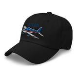 Grumman Tiger (Red/Blue) Custom Embroidered Classic Cap - Add Your N#