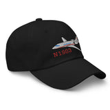 Dassault Falcon 2000 Airplane Embroidered Classic Cap - Add your N#