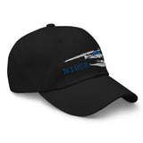 Airplane Embroidered Classic Cap (AIR35JJ1856C-BG1) - Add your N#