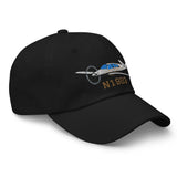 Airplane Embroidered Custom Classic Cap (AIR2552FEK35-BG1)