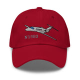 Airplane Embroidered Classic Cap (AIR35JJ525A-RG1) - Add your N#