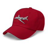 Dassault Falcon 2000 Airplane Embroidered Classic Cap - Add your N#