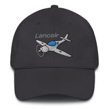Lancair Legacy Airplane Embroidered Classic Dad Cap (AIRC1EC57-RS1) - Personalized with Your N#