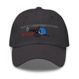 Airplane Embroidered Classic Cap HELI25C47-R1 - Add your N#