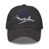 Gulfstream II Airplane Embroidered Classic Cap - Add your N#
