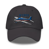 Grumman Tiger (Red/Blue) Custom Embroidered Classic Cap - Add Your N#