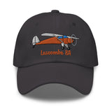 Luscombe 8A Airplane Embroidered Classic Cap (AIRCLJ8A-O2) - Add Your N#