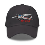 Airplane Embroidered Classic Custom Cap (AIR35JJ152-R6) - Personalized with N#