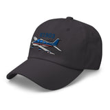 Grumman Tiger (Red/Blue) Custom Embroidered Classic Cap - Add Your N#
