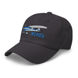 Custom Airplane Embroidered AIR35JJ195-B1 Classic Cap - Add your N#