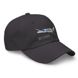 Airplane Embroidered Classic Cap (AIR35JJ525A-RG1) - Add your N#
