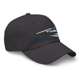 Airplane Embroidered Classic Cap (AIR35JJ1856C-BG1) - Add your N#