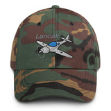Lancair Legacy Airplane Embroidered Classic Dad Cap (AIRC1EC57-RS1) - Personalized with Your N#