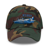 GRUMMAN HU-16B Airplane Embroidered Classic Cap - Add your N#