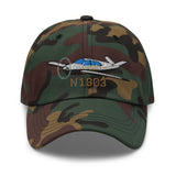 Airplane Embroidered Custom Classic Cap (AIR2552FEK35-BG1)