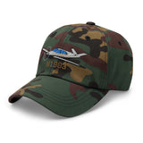 Airplane Embroidered Custom Classic Cap (AIR2552FEK35-BG1)