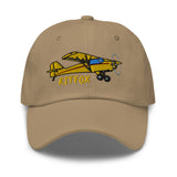 Kitfox Airplane Embroidered Classic Dad Cap (AIRB9KMODEL2-YR1) - Personalized
