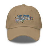 Flight Design CTSW Airplane Embroidered Classic Dad Cap  - Personalized w/ Your N#