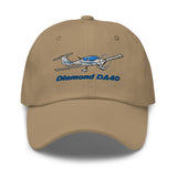 Diamond DA-40 XLS Embroidered Classic Cap - Add Your N#