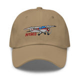 Airplane Embroidered Classic Cap (AIRG9G3FC-R3) - Add Your N#