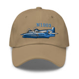 GRUMMAN HU-16B Airplane Embroidered Classic Cap - Add your N#