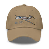 Airplane Embroidered Classic Cap (AIR35JJ525A-RG1) - Add your N#