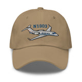 Gulfstream II Airplane Embroidered Classic Cap - Add your N#