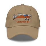 Luscombe 8A Airplane Embroidered Classic Cap (AIRCLJ8A-O2) - Add Your N#