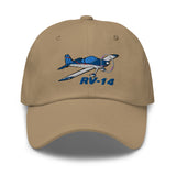 Van's RV-14 Airplane Embroidered Classic Cap - Add your N#