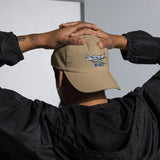 Airplane Embroidered Custom Classic Cap (AIR255B9E90-GB1) - Add your N#