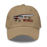 Custom Airplane Embroidered AIR35JJ195-BG1 Classic Cap - Add your N#