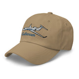 Gulfstream G550 Airplane Embroidered Classic Cap - Add your N#