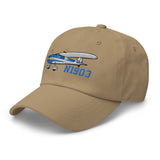 Custom Airplane Embroidered AIR35JJ195-B1 Classic Cap - Add your N#